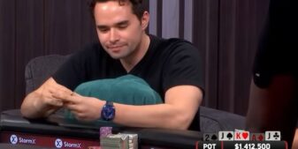 Alan Keating ชนะเงินรางวัลขนาดใหญ่ที่สุด 1,412,500 ดอลลาร์ในเกม High Stakes Poker ทำประวัติชีวิต