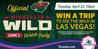 Minnesota Wild และ Treasure Island Resort & Casino ประกาศจัดงาน Watch Party สำหรับเกมที่ 2 ของ Stanley Cup Playoffs